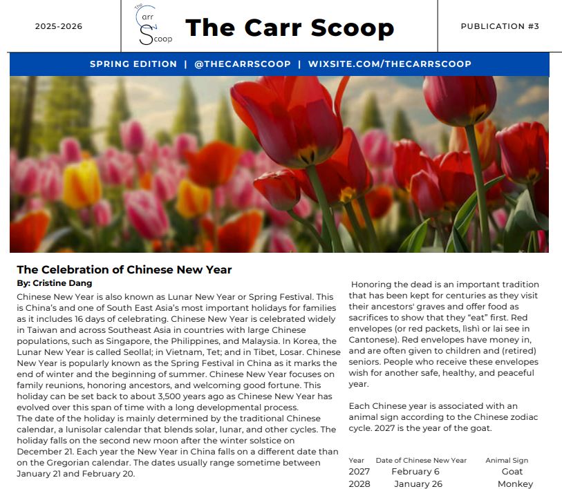 The Carr Scoop - Spring Edition 2026